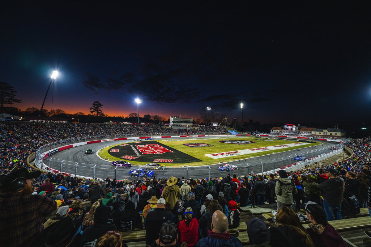 NASCAR's tweet image. The magic of The Madhouse.