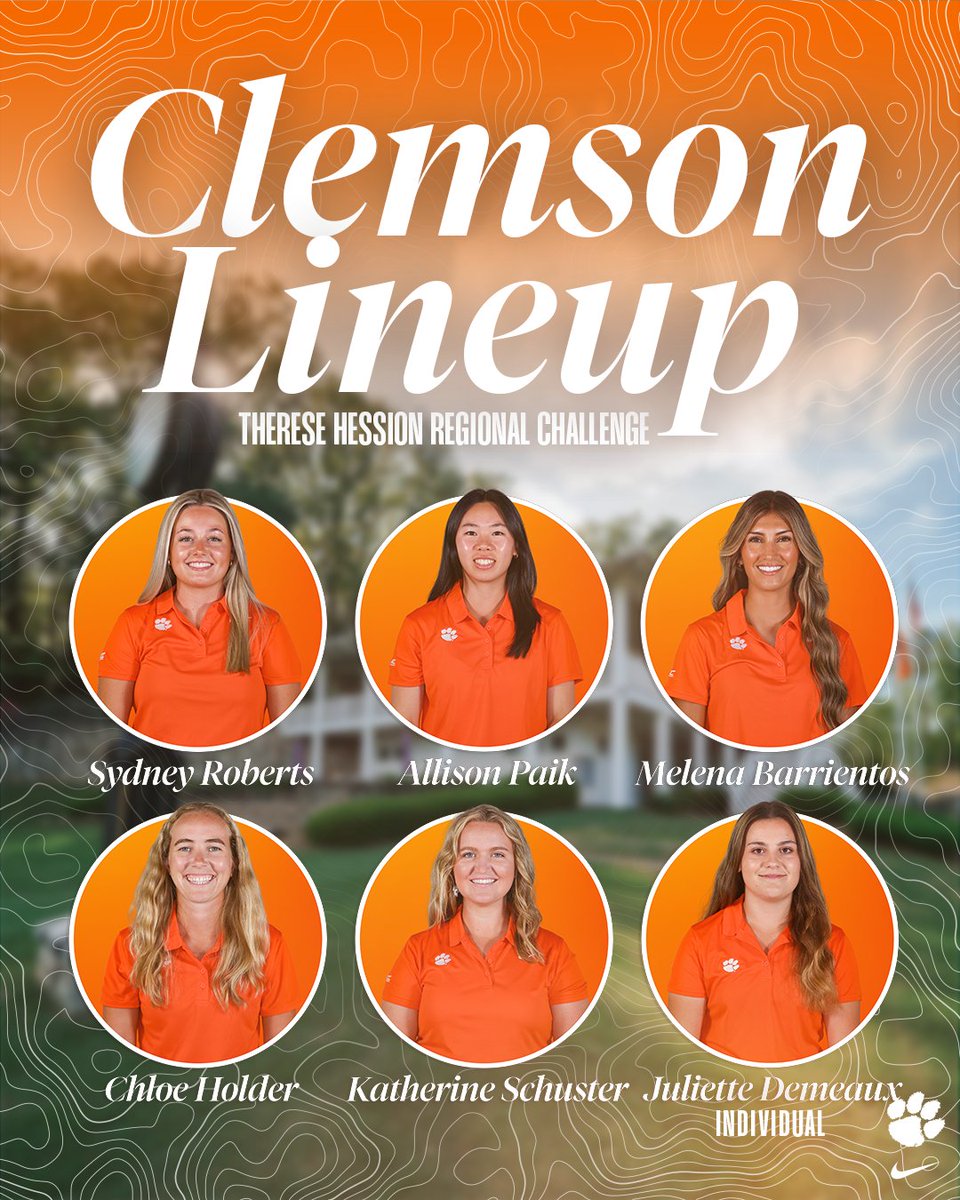 ClemsonWGolf's tweet photo. Teeing off spring season tomorrow ⛳️

🔗 https://t.co/AiMgjdQdsL https://t.co/mRU02xS8jR