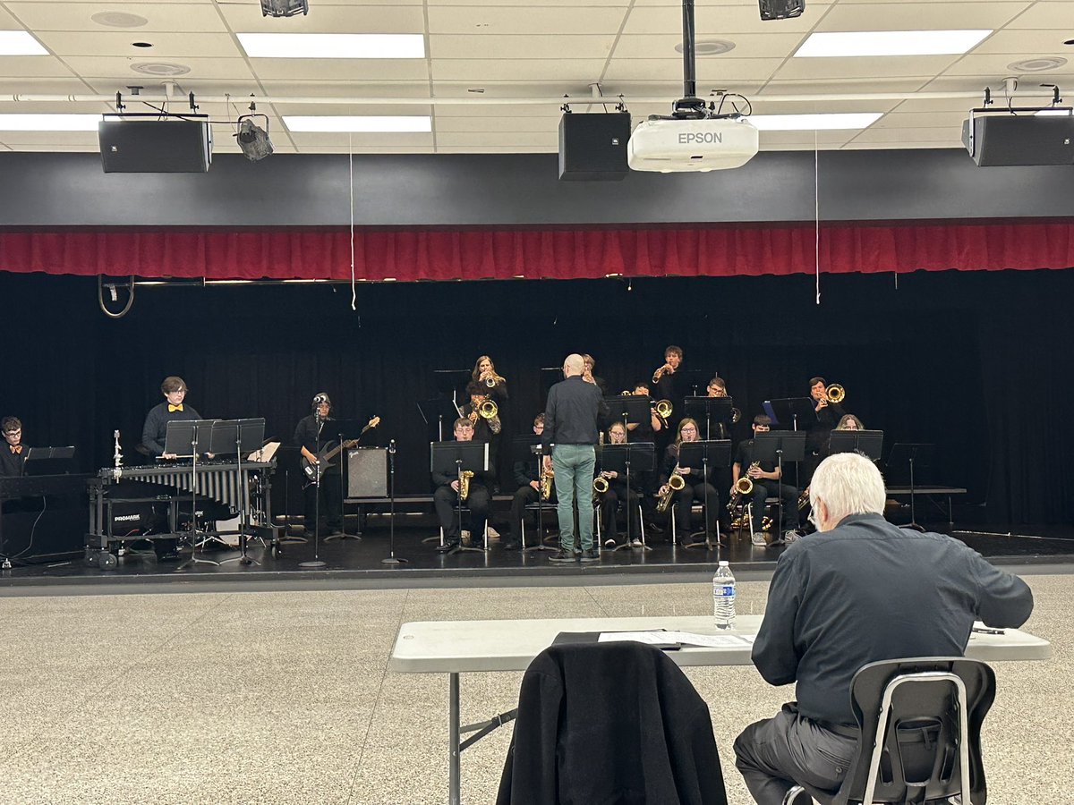 A great night of jazz at Dekalb by both of our jazz bands last night!