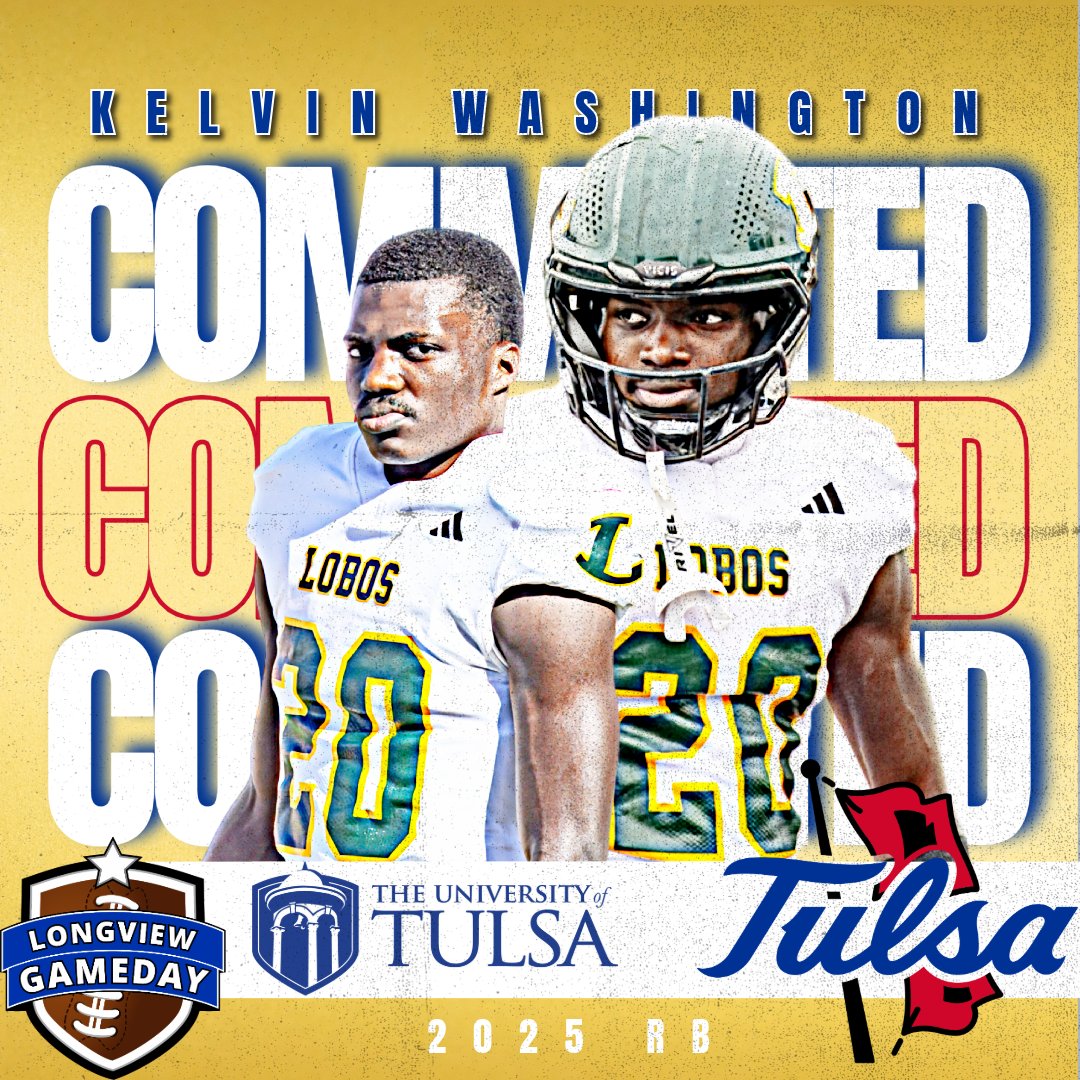Longview Gameday (@longviewgameday) on Twitter photo Boosie Commits!!! Kelvin Washington will join former teammate Buddha Garrett at the University of Tulsa
<a href="/Slickshow_20/">Kelvin"Boosie" Washington</a> <a href="/BuddhaGarrett10/">Daedrion “Buddha” Garrett</a> <a href="/TulsaFootball/">Tulsa Football</a> <a href="/samspiegs/">Sam Spiegelman</a> Boosie Commits!!! Kelvin Washington will join former teammate Buddha Garrett at the University of Tulsa
<a href="/Slickshow_20/">Kelvin"Boosie" Washington</a> <a href="/BuddhaGarrett10/">Daedrion “Buddha” Garrett</a> <a href="/TulsaFootball/">Tulsa Football</a> <a href="/samspiegs/">Sam Spiegelman</a>