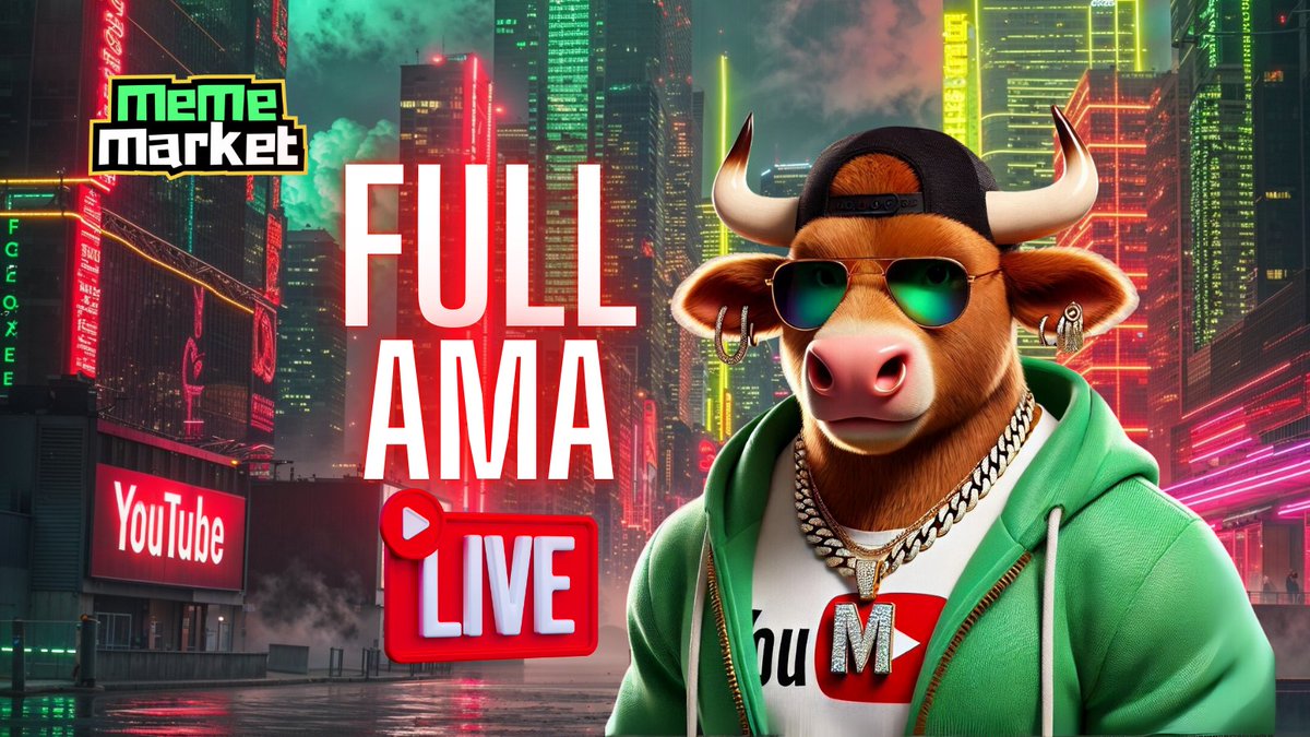 MemeMarketFun's tweet image. MemeMarket AMA – FULL VIDEO LIVE!🎤

The wait is OVER, MemeFam!🍿

@JDSalbego and @BitBenderBrink, core advisors at #MemeMarket, along with @aimontche, Head of Community, just dropped MAJOR alpha in our latest AMA, answering YOUR biggest questions about MemeMarket!🚀

📺 Watch…