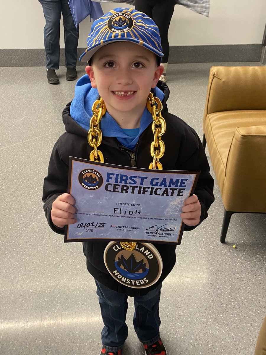 My first game! 
#fearthedepths
#monstershockey