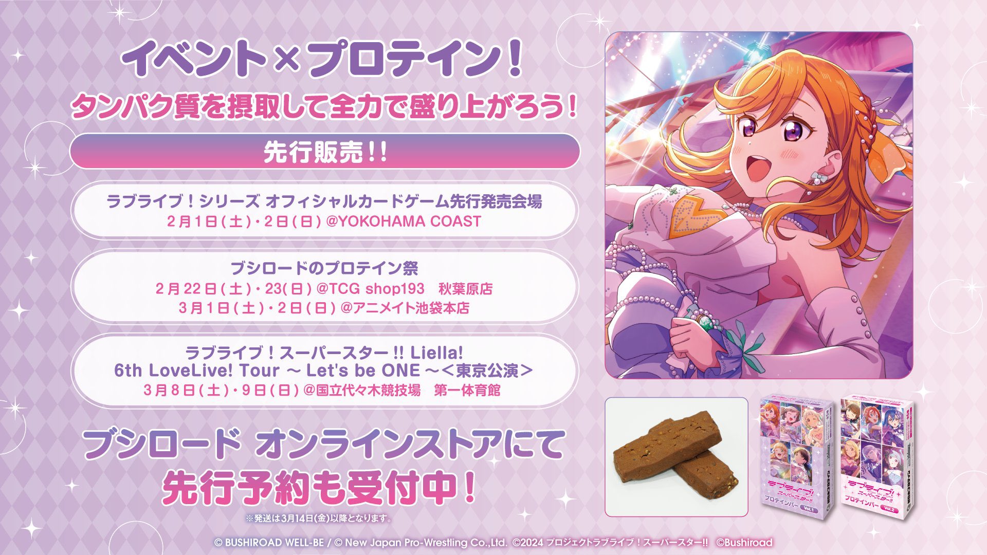 ラブカ ラブライブ！サンシャイン！！　プロテインバーvol.1&2 11種セット ラブライブ！サンシャイン!!プロテインバーVol.1｜ブシロード
