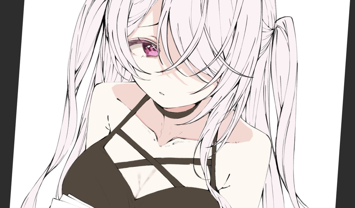 途中で重大な欠陥に気付いて、完全に没になった椎名さんのイラストの一部。 