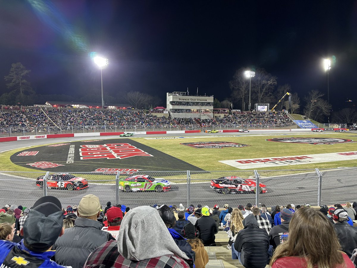 Loving <a href="/NASCAR/">NASCAR</a> at Bowman-Gray!! Getting to be here is even better!