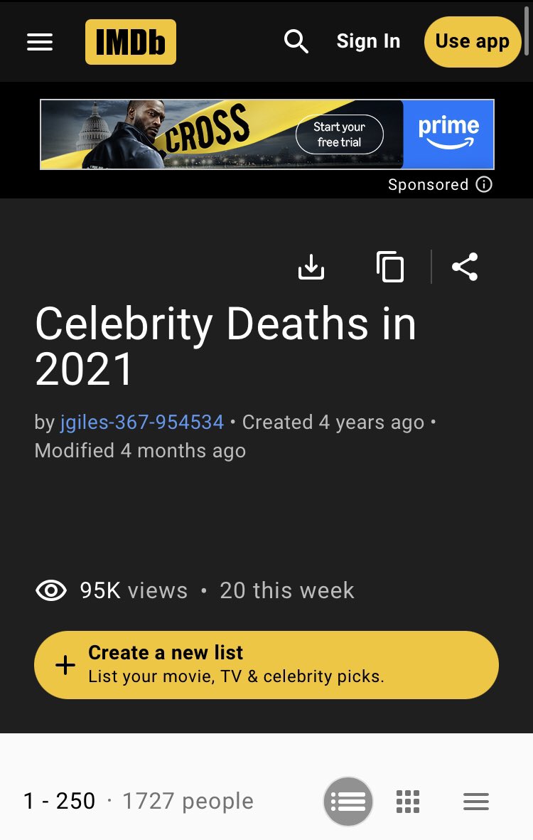 AussieAwake_'s tweet image. ‘Publicly known’ celebrity deaths since military tribunals began 1st January 2019. 
Narratives.
Crimes against children/humanity, treason &amp;amp; more. 
The Great Awakening. 
Greater than mankind could ever possibly imagine. 
Future proves past.
Trust the plan! 
Enjoy the SHOW 🍿🍿😎