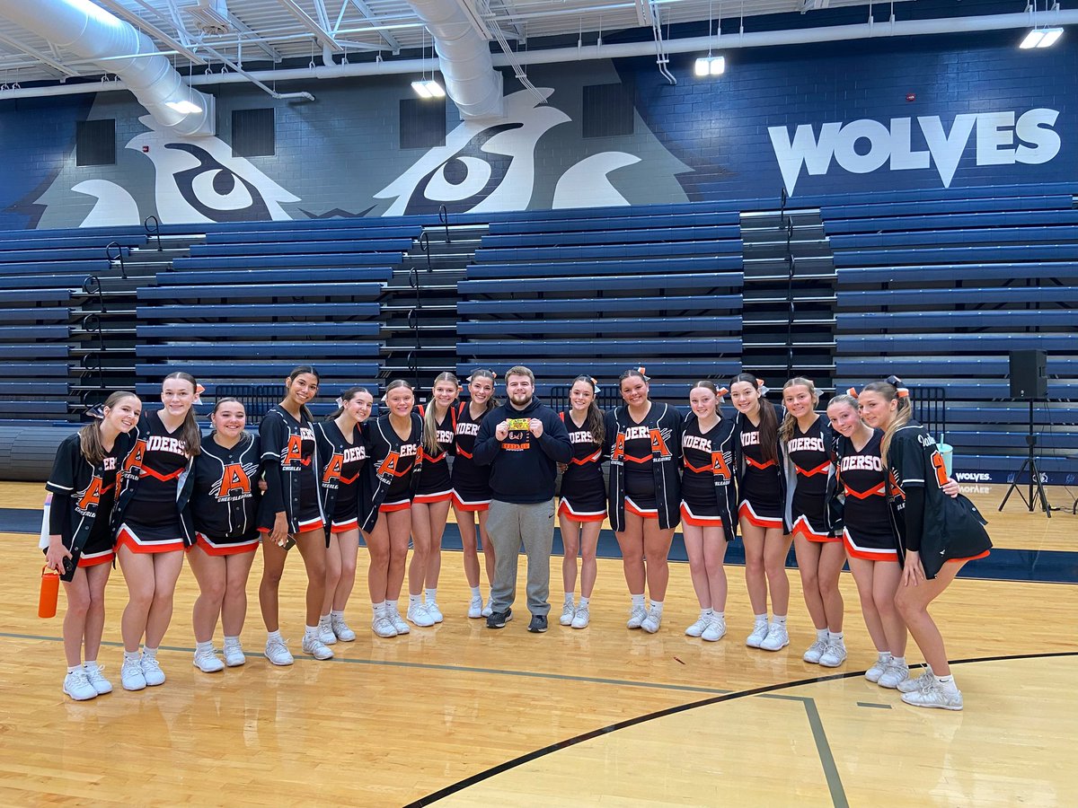 Anderson Cheerleading tweet media