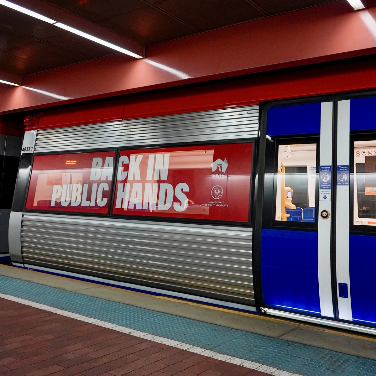 Today is an historic day for South Australia. 

Our train services have returned back into public hands. 

Bringing a privatised service back into public hands is a remarkable achievement, and one that will benefit South Australians each and everyday.