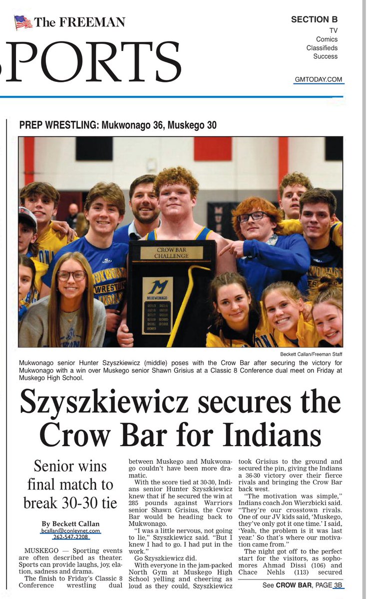 Mukwonago Wrestling tweet media