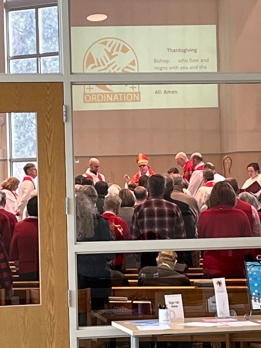 CraigASatterlee's tweet photo. Let it be acclaimed that Megan Christine Floyd is a called and ordained minister of word and sacrament in the church of Christ ! https://t.co/C6UW7FsFwa