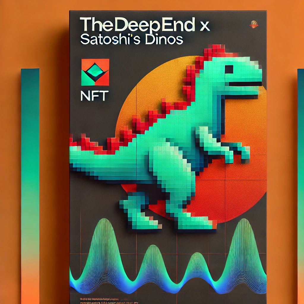 TheDeepEnd (@toodeepnfts) on Twitter photo TheDeepEnd x Satoshi’s Dinos 
🦖 10,000 roaring prehistoric legends are coming to the motherchain!
Mint Price: FREE
Mint Date: TBA
Dive deep into a bold and nostalgic journey with pixel-perfect @satoshisdinos and bring the Jurassic vibe into the digital age. TheDeepEnd x Satoshi’s Dinos 
🦖 10,000 roaring prehistoric legends are coming to the motherchain!
Mint Price: FREE
Mint Date: TBA
Dive deep into a bold and nostalgic journey with pixel-perfect @satoshisdinos and bring the Jurassic vibe into the digital age.