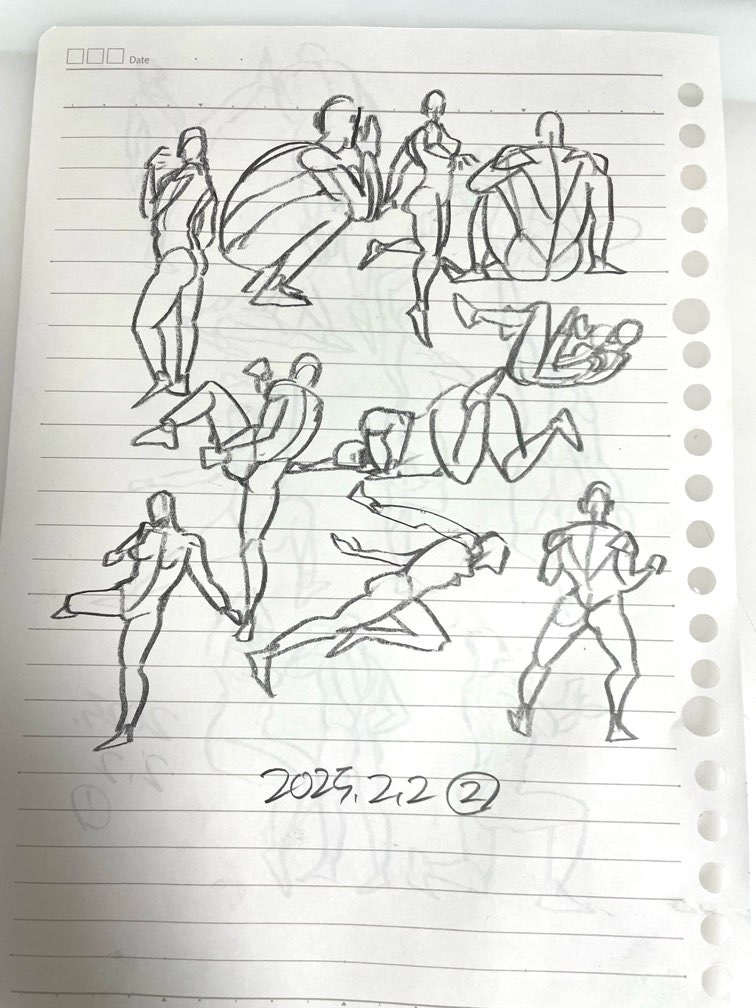 2025/02/02 
おはよう30秒+α
#posemaniacs @posemaniacsより 