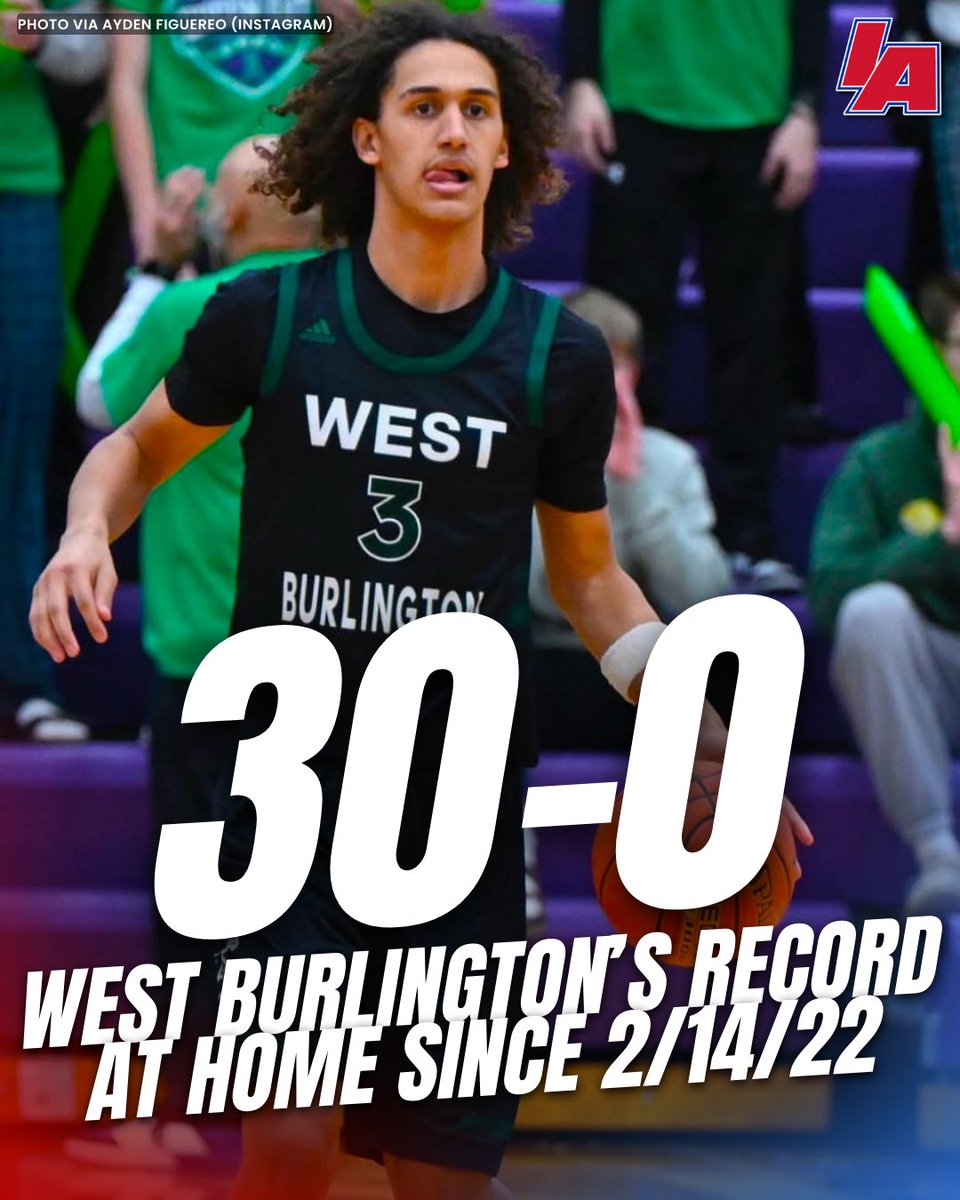 After their win against Burlington Notre Dame last night, the Falcons made it 30 straight wins at home 😳

#IAbasketball X #iahsbkb
