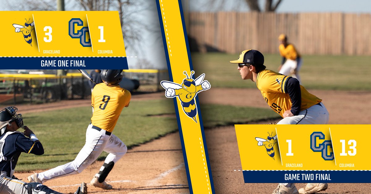 GUjackets's tweet image. Baseball ties with Columbia College in their season opener. 🐝⚾️