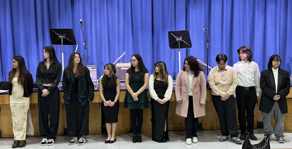 Here they are, waiting for their induction.