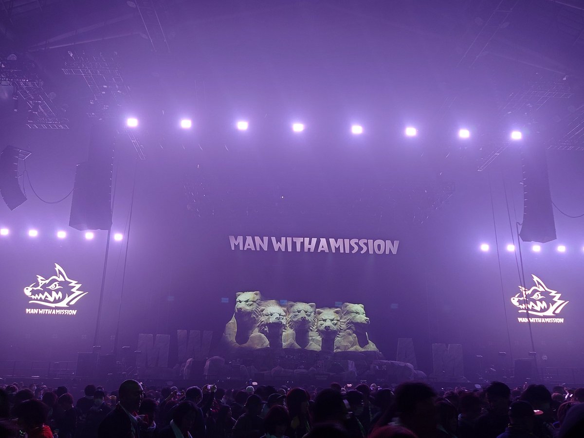 2025/02/01
MAN WITH A MISSION 仙台
マンウィズ15周年ツアー始まり、いいライブだった🔥
セトリ1曲目ありがとうございました！