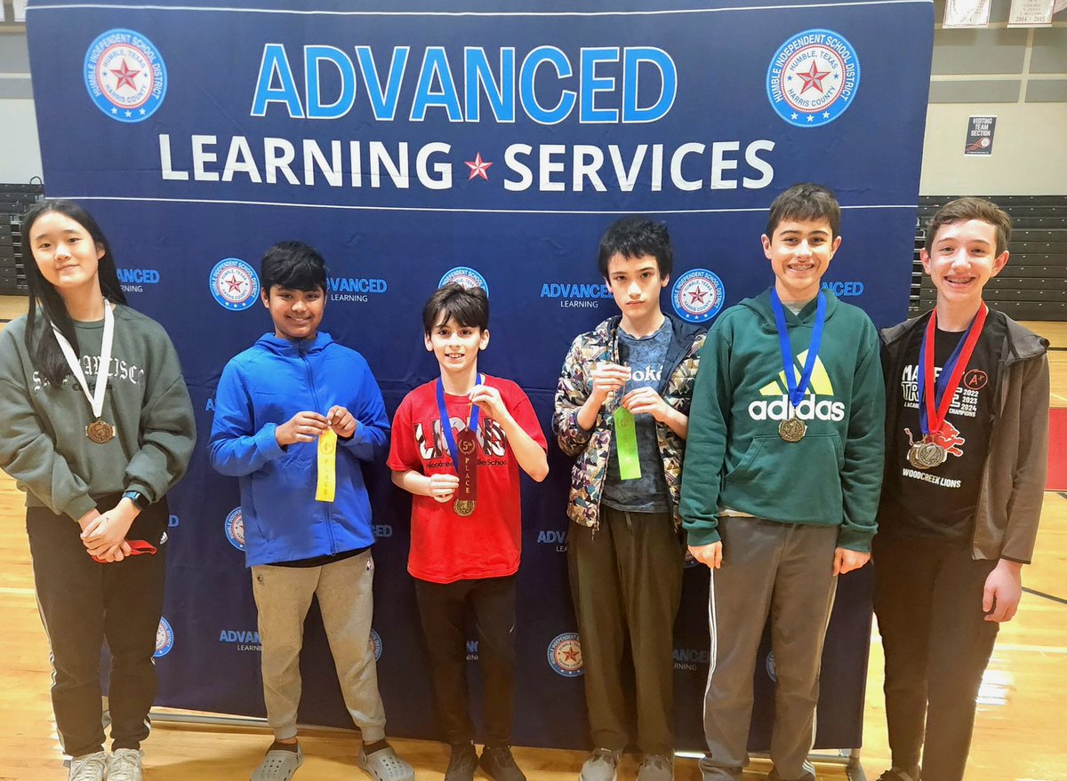 MrsThompson_WMS's tweet image. Check out these mathletes! 15 of the 24 awarded spots at the Winter Meet belong to my WMS Lions! I am so proud of their hard work and brilliant minds. #BeElite_WMS #HumbleISD_WMS #mathisfun