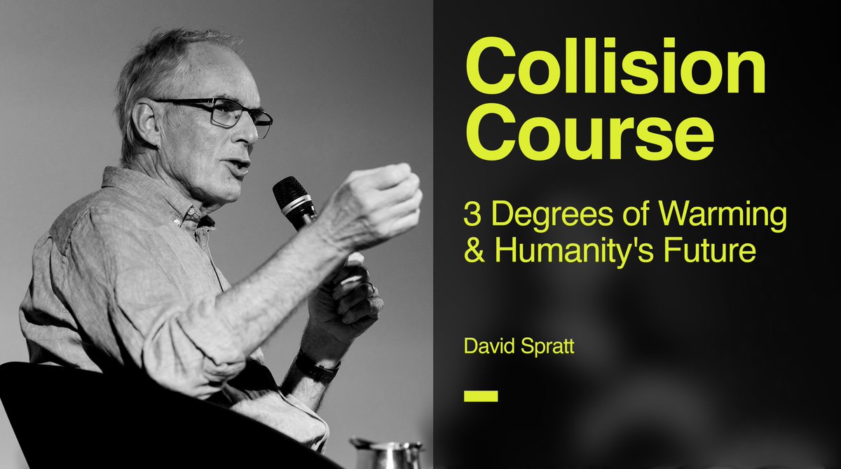 Humanity is on a collision course with 3 degrees of warming, and the consequences for are stark. Don’t miss this online forum featuring David Spratt, one of Australia’s leading climate analysts and Research Director at Breakthrough.
Register now 
events.humanitix.com/collision-cour…