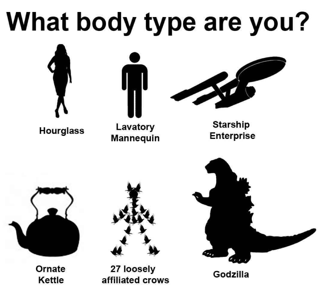 StAMooringCte's tweet image. What body type are you?