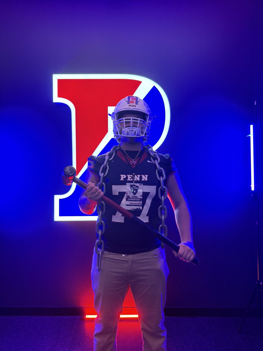 Mikey McMahon (@mikeymcmahonbc) on Twitter photo Had a great junior day visit at UPenn. Thank you to all the coaches and staff for an awesome day. <a href="/CoachPriore/">Coach P</a> <a href="/CoachBobBenson/">Bob Benson</a> <a href="/CoachMetzler/">Kyle Metzler</a> <a href="/bccoachvito/">Vito Campanile</a> <a href="/CoachKarlSeitz/">Karl Seitz</a> Had a great junior day visit at UPenn. Thank you to all the coaches and staff for an awesome day. <a href="/CoachPriore/">Coach P</a> <a href="/CoachBobBenson/">Bob Benson</a> <a href="/CoachMetzler/">Kyle Metzler</a> <a href="/bccoachvito/">Vito Campanile</a> <a href="/CoachKarlSeitz/">Karl Seitz</a>