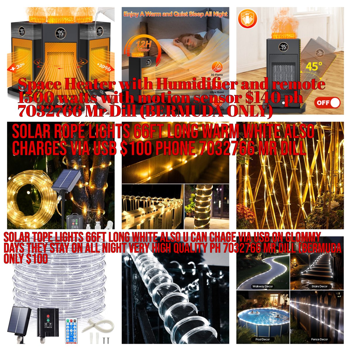 Check out these Quality Products i sell in (BERMUDA ONLY)