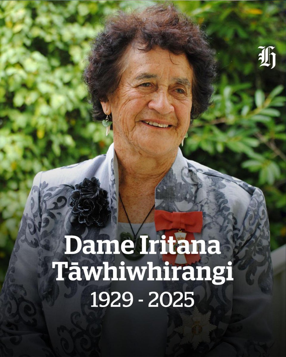 Tāwhiwhirangi, a founder of the Kōhanga Reo movement, died surrounded by whānau. RIP. ❤️ ebx.sh/DBwedG