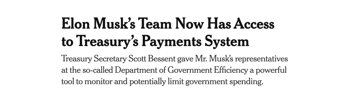 <a href="/jonathanweisman/">Jonathan Weisman</a> <a href="/nminow/">Nell Minow (she/her)</a> Not sure what the 'new' meaning of citizenship is under Trump 2, but maybe you should be more concerned with the meaning of being a member of the Fourth Estate. Speaking truth to power and holding govt in check are your purview. 

Write stronger headlines for starters... 1/