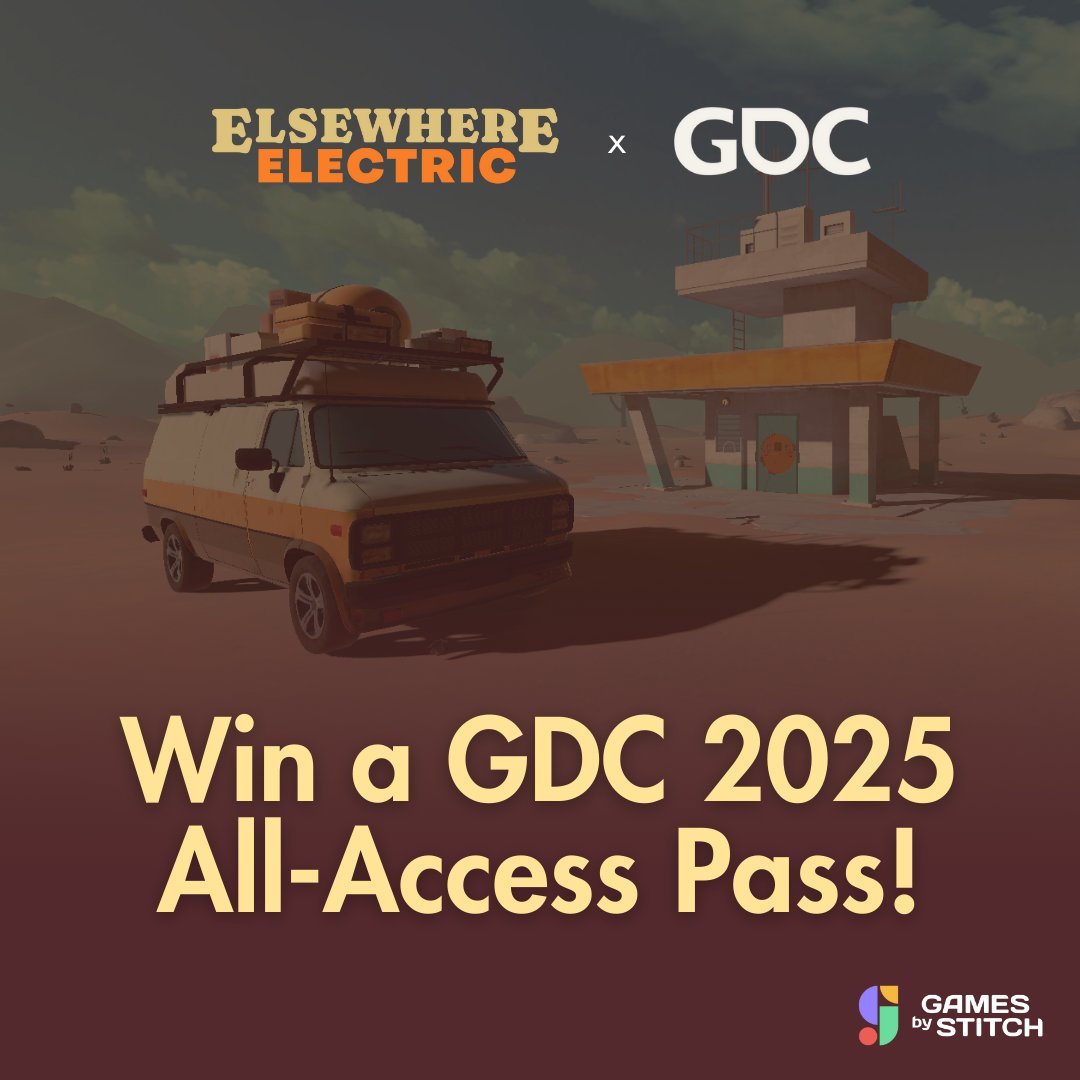 Like VR? Got #GDC2025 plans?

We're giving away a GDC All-Access Pass to celebrate our new co-op #VR puzzler Elsewhere Electric ⚡

For a chance to win:

#1 Join our newsletter at elsewhereelectric.com

#2 Cross your fingers🤞

#3 Get ready for GDC 🛫

#GDC #ScreenshotSaturday
