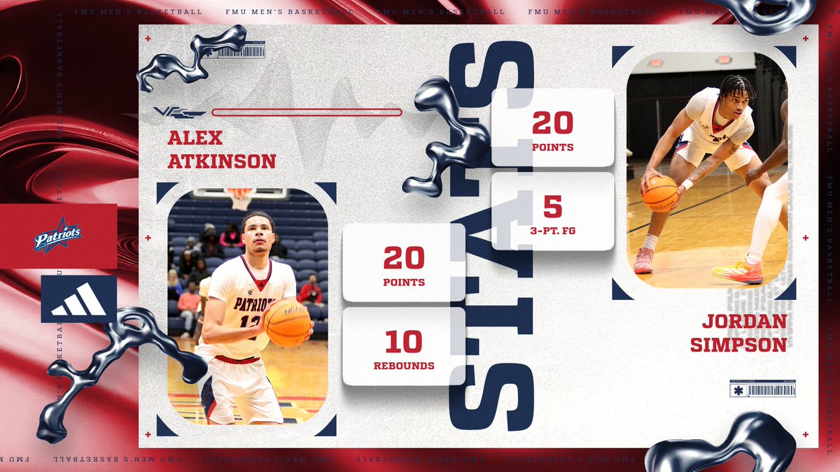 A couple of 20-pt. performances by Atkinson and Simpson sparked the Pats today! ⚡

#SwampEm #GoPatsGo