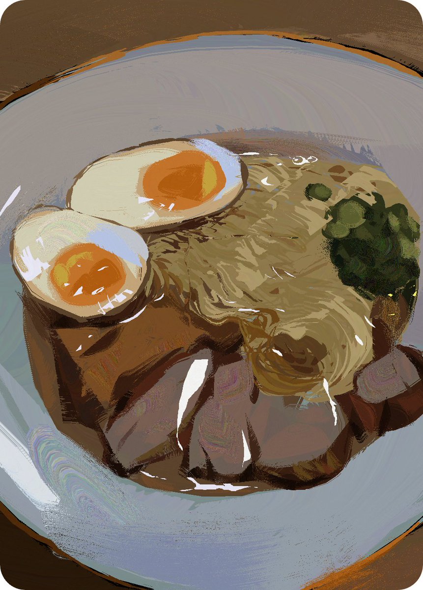 SeamousMcFly's tweet photo. some more during the challenge #heavypaint #japan #train #painting #ramen https://t.co/vm8mNGHOn0