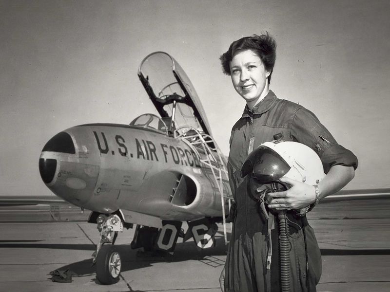 Happy birthday to aviator Wally Funk!
 
After being the youngest of the female pilots on the Lovelace Woman in Space Program in the early 1960s, Funk became the oldest woman to fly into space at age 82, in 2021. Discover her story: s.si.edu/3w40ZrS
