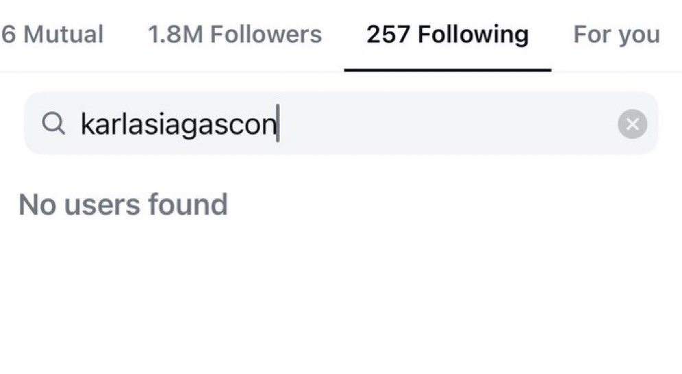 Cetrion has unfollowed Karla Sofia Gascon on instagram