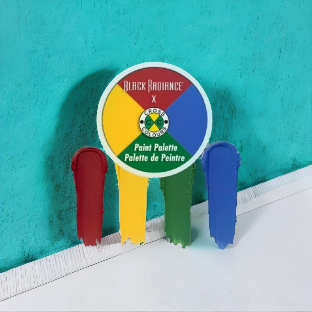 As we kick off February and Black History Month, we want to introduce the collaboration for the January Box with @blackradiancebeauty and @crosscolourla! Here we have the BLACK RADIANCE® X Cross Colours™ Paint Palette - Primary Focus.