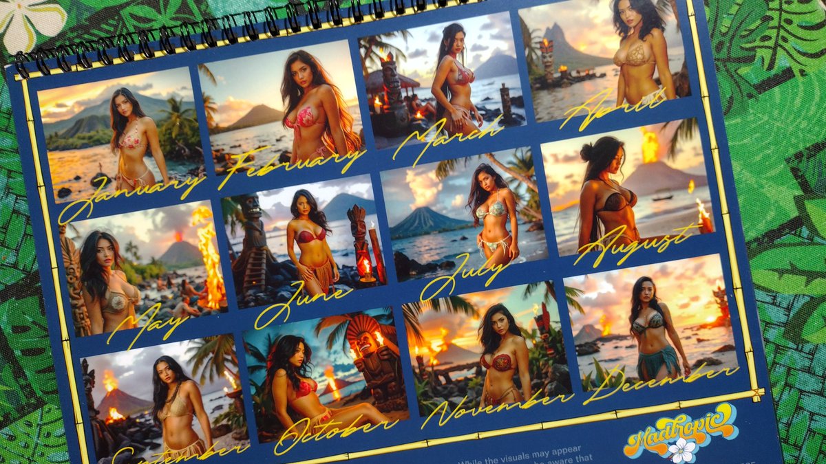 It's a bit late, but I made a calendar for 2025. A swimsuit calendar featuring some of the lovely denizens of the Islands of the Mad Tropic. Las Islas De La Locura. Have a peek...
zazzle.com/collections/ca… via <a href="/zazzle/">Zazzle Inc.</a>