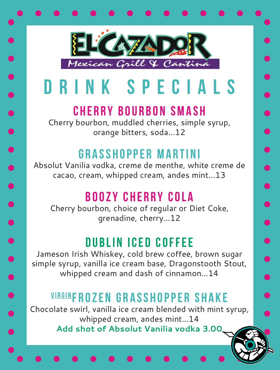 NEW! Drink Specials 🩷🍀