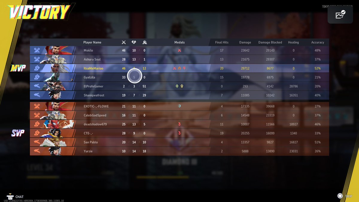 Took a break from this app for a while. All I’ve really been doing is grinding marvel rivals whenever I find the time lol. Got to diamond 3, but it’s hard around here especially as my first hero shooter I’ve really grinded. Grandmaster is my personal goal