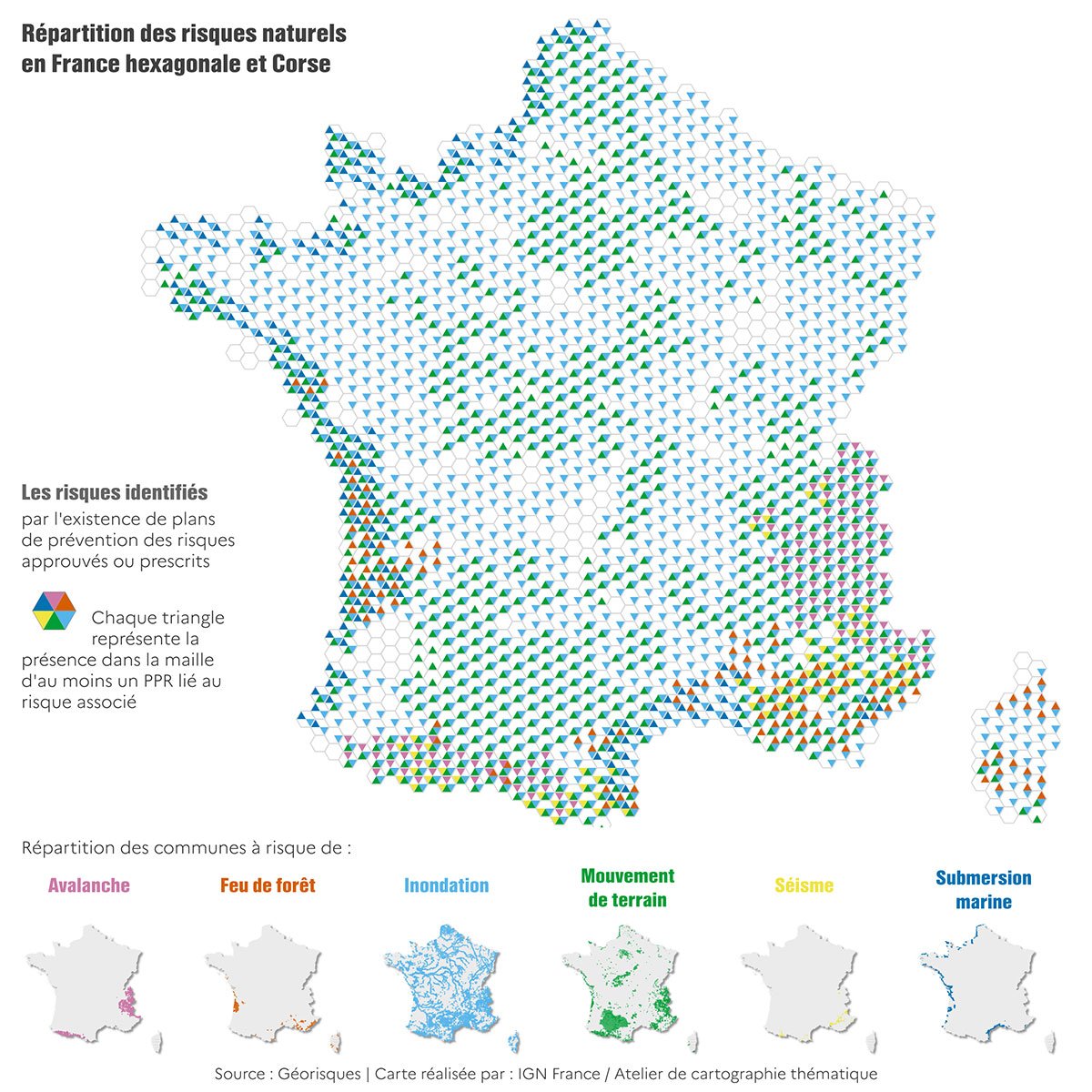 mirbole01's tweet image. Carte des risques naturels en France métropolitaine (IGN)
cartonumerique.blogspot.com/2025/02/carte-…
Une carte originale produite par l&apos;Atelier de cartographie de l&apos;IGN, qui n&apos;est pas sans poser des problèmes de lecture et d&apos;interprétation