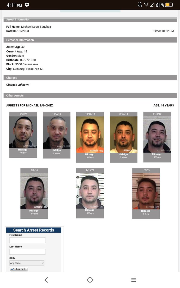 Crow95683's tweet photo. @jessicakevibes @ginavalentinax @itsLacikayxo  look please listen this is the one that lied to you all about who he is and that's his real name and if you don't believe look at Hidalgo County Texas Arrest Records under that name a date of birth is where you'll know the truth. https://t.co/cvvNQMSbFI