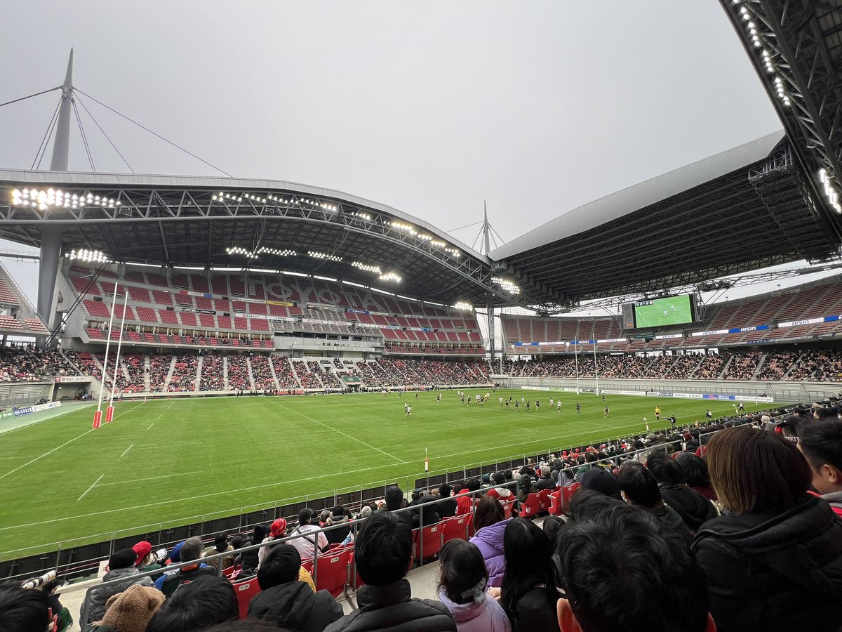 shogo2c's tweet photo. 昨日はラグビー観戦🏉

とても痺れる試合展開でした😁
トヨタスポーツを盛り上げていきましょう！！

#Xも頑張ります
#トヨタスポーツ https://t.co/EmwdWDXrCM