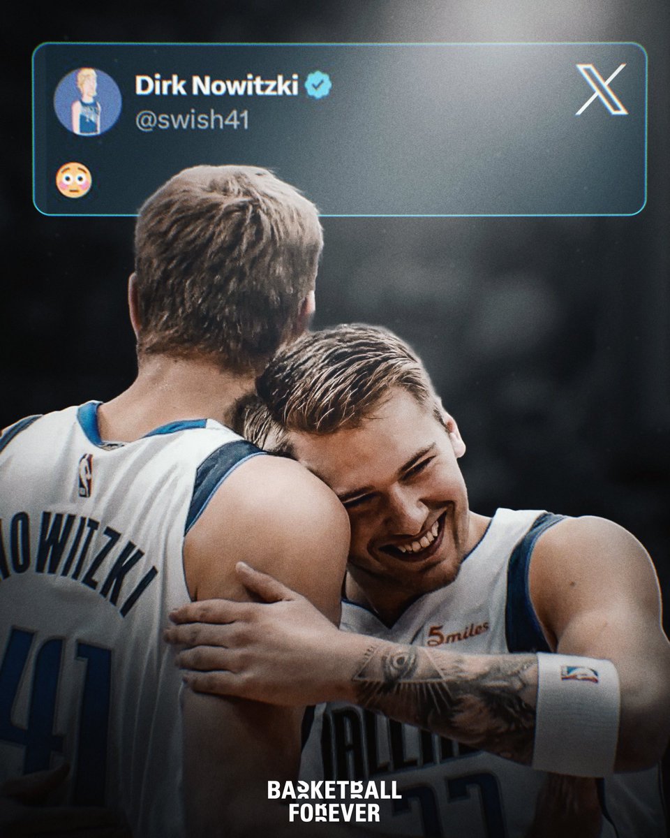 bballforever_'s tweet photo. From Dirk Nowitzki to Luka Doncic, the torch was passed. Today, the fire was extinguished. 

End of an era for Dallas 🎬 https://t.co/SzZRppUlCi