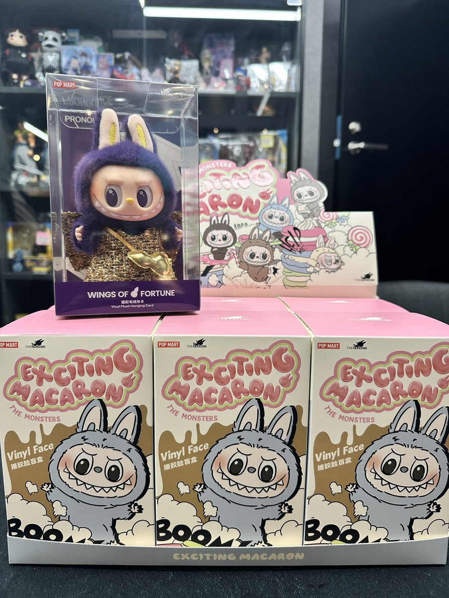 緊急入荷】 6ピースのみ限定入荷です🫶 ラブブ マカロンぬいぐるみ 今