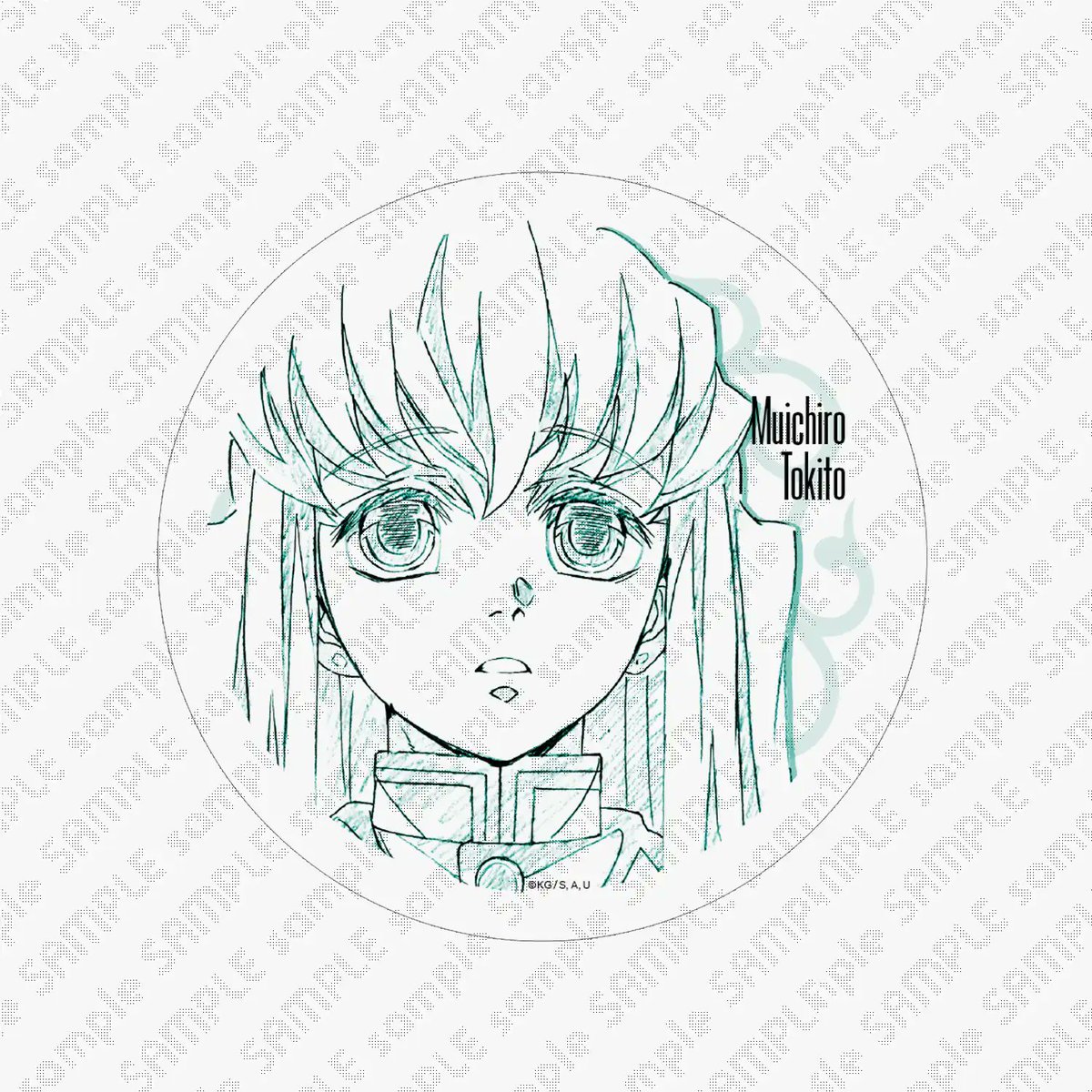 鬼滅の刃 柱カフェ 時透無一郎 原画コースター 01 柱カフェ 陶器