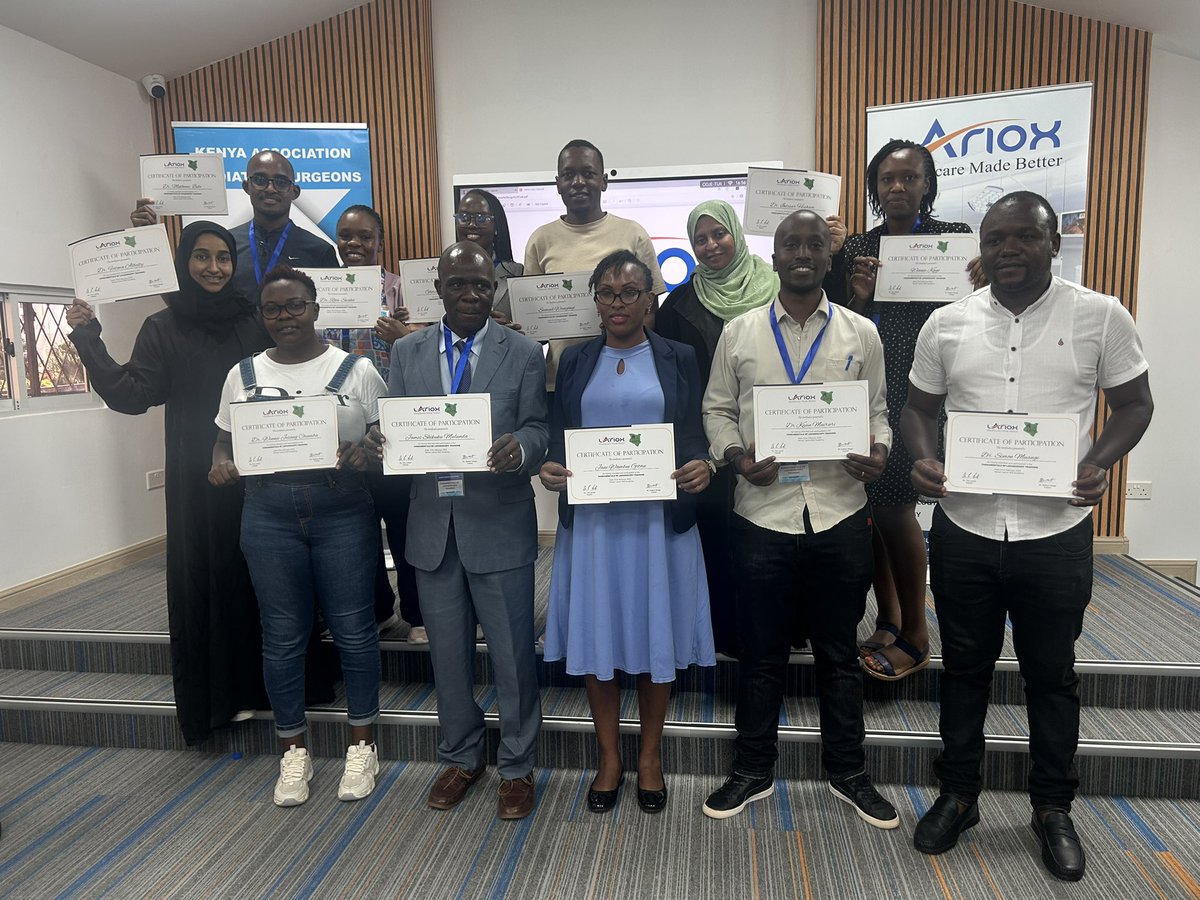 Bindi Naik-Mathuria MD, MPH (@bnaikma) on Twitter photo Pediatric surgical laparoscopic training camp - FLS skills - the first in Kenya! So lucky to have been there. The future is bright for Kenyan children. <a href="/KapsKenya/">Kenya Association of Paediatric Surgeons</a> #capacitybuilding #pedMIS Pediatric surgical laparoscopic training camp - FLS skills - the first in Kenya! So lucky to have been there. The future is bright for Kenyan children. <a href="/KapsKenya/">Kenya Association of Paediatric Surgeons</a> #capacitybuilding #pedMIS