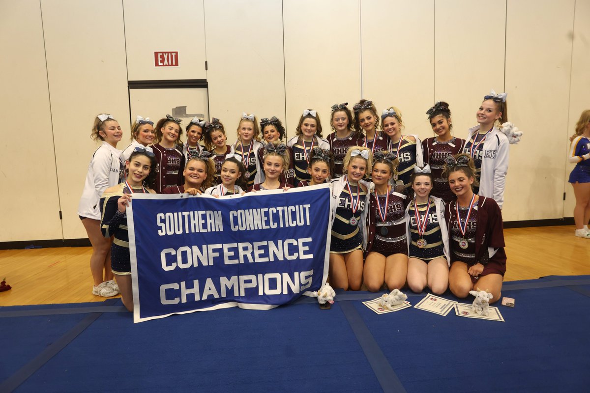 Congrats to <a href="/EHavenAthletics/">East Haven AD</a> and <a href="/NHAthleticsAD/">North Haven Athletics</a> who shared the 2025 SCC Cheerleading title  #ctcheer 

southernconnecticutconference.org/2025-scc-cheer…