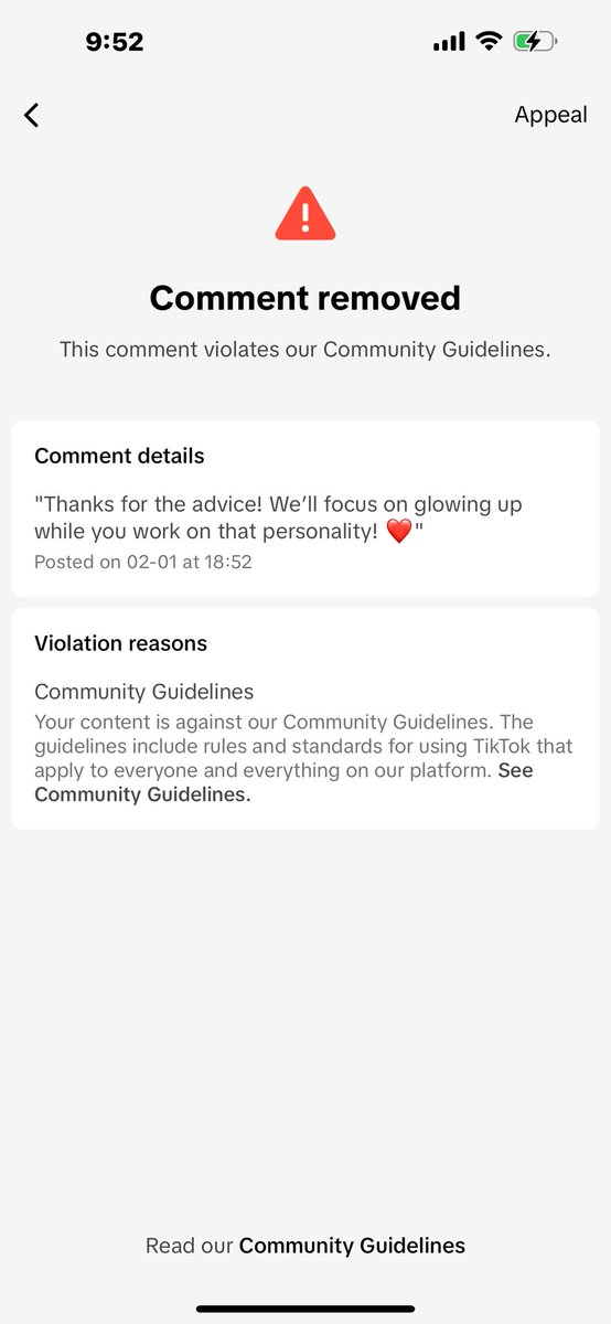 Someone made a comment about my girls acne here was my reply which apparently is offensive. This is just sad 💀