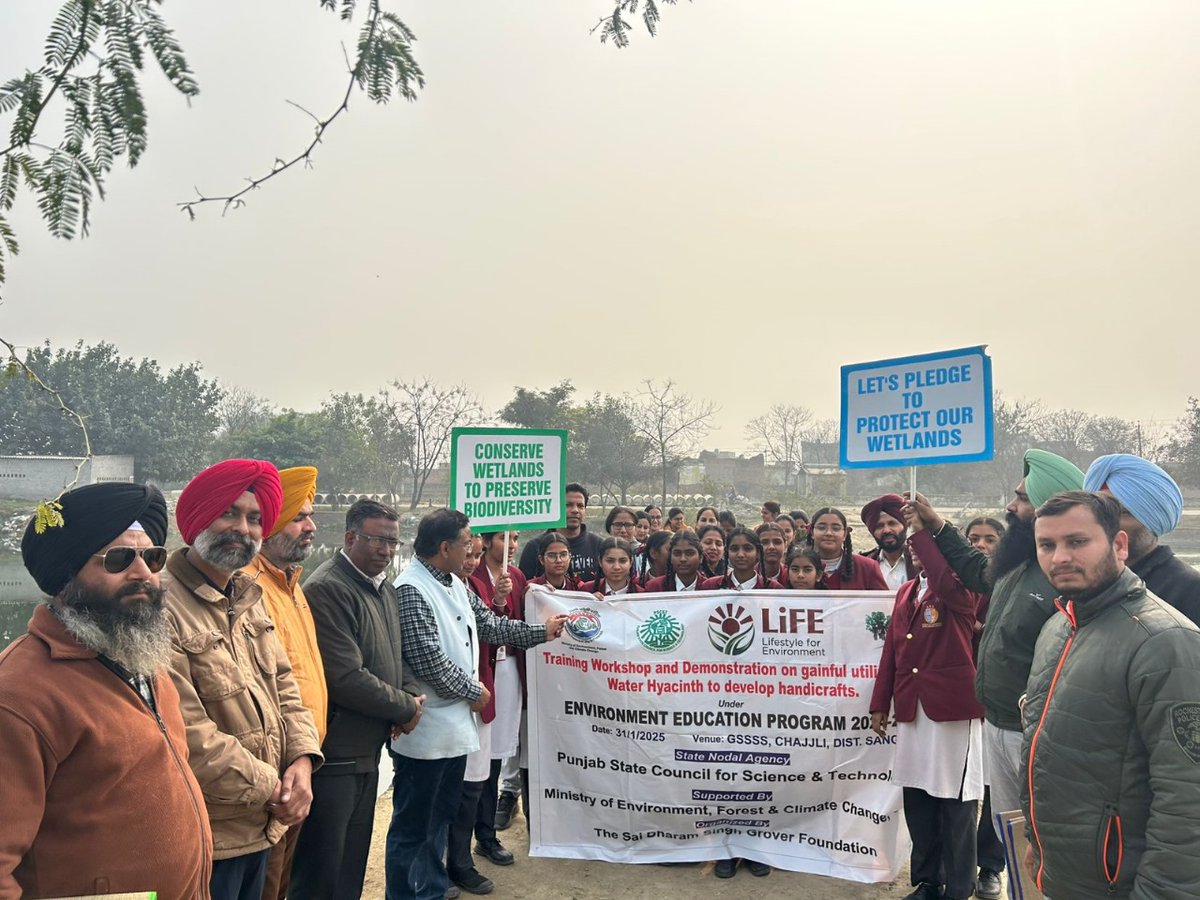 jvirdi25's tweet photo. #WorldWetland
 #MissionLiFE #ProPlanetPeople #worldwetlandsday #worldwetlandsday2025
@moefcc @PSCST_GoP @PritpalPSCST @KSBathPSCST
@KVSinghMPGonda https://t.co/e7vX4jHCCJ