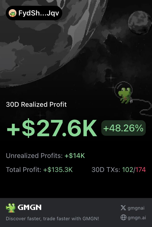 Underperformed a lot in the beginning of the month but got it together towards the end.

120K-ish for January.

Will look to improve and come back harder this month🫡

ty <a href="/Shocked/">Shocked</a> <a href="/potionalpha/">Potion</a>