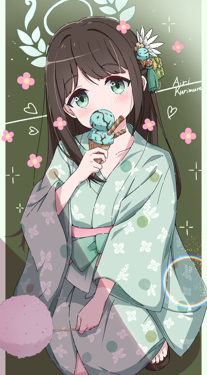 ブルアカ「誕生日に間に合わせたかったアイリ描いた#ブルアカ#栗村