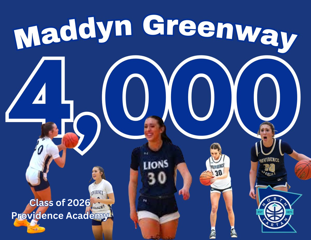 Congrats ⁦<a href="/maddyngreenway/">maddyn greenway</a>⁩ 4,000 and counting! #ntfam