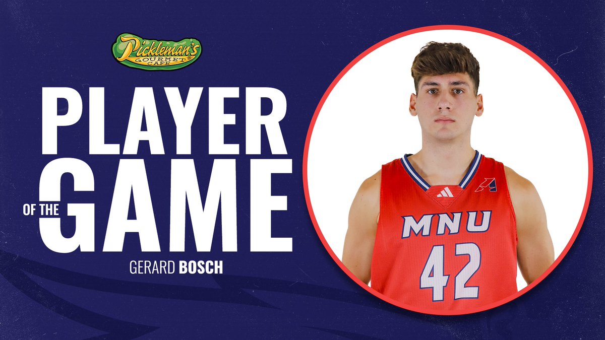 🏀 With 10 points, 10 rebounds, and 2 blocks in today’s victory over Clarke, Gerard Bosch is your Pickleman’s Player of the Game! #FearTheNeer